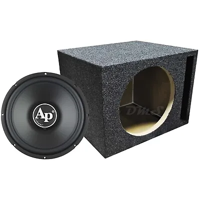 Audiopipe TS-PP2-15-D4 | 15 Inch 1500W DVC 4 Ohm Car Subwoofer + Ported Sub Box • $149.95