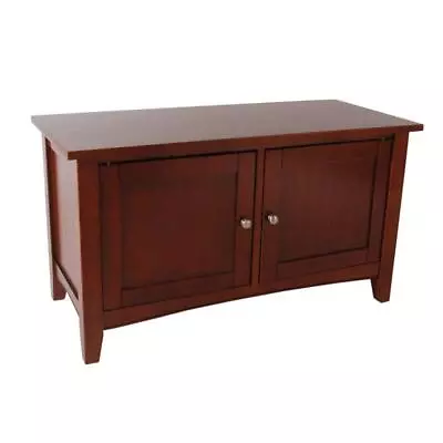 Alaterre Furniture Storage Bench 36  X 20  X 16  Solid Wood Backless Cherry • $224.58