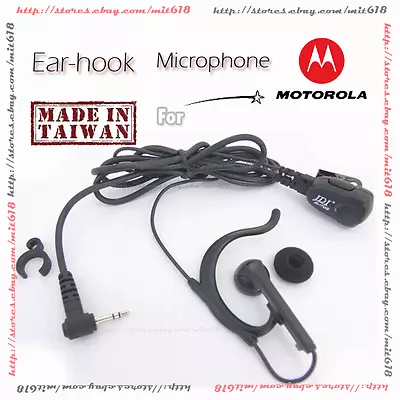 Ear-hook Ear Mic 1 Pin For Motorola Walkie Talkie Radio 53727 Talkabout FRS GMRS • $11.99