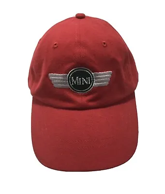 Mini Cooper Red Hat Cap Cotton Dad Mom Buckle Closure Strap  • $20