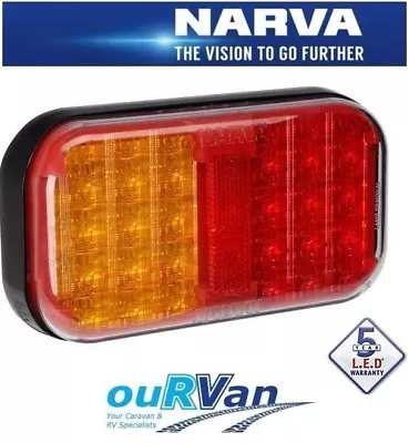 $99.95 • Buy Narva 94140bl Multivolt Led Rear Stop/tail & Indicator Lamp Caravan Trailer