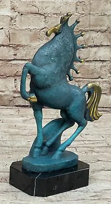 Vintage Inspired Tang Horse Bronze Sculpture Milo`s Craftsmanship Decor Gift • $154.50