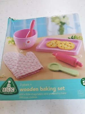 £24.75 • Buy Early Learning Centre ELC Wooden Play Kitchen Food Baking Cookie Set NEW