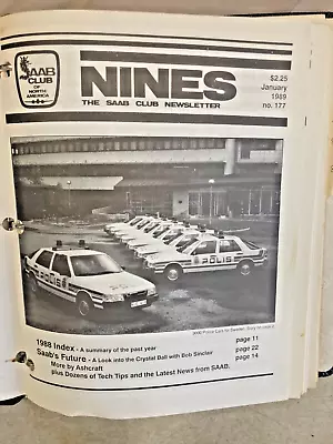 Saab - Scania 99 900 Nines Magazines Vintage Rare Good Condition Car Lot 25 • $299.99