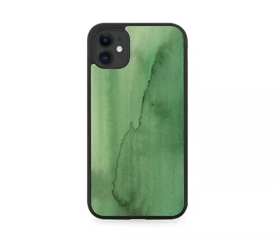 Green Dried Paint Design Rubber Phone Case Cover Painting Weird Unique E989 • £15.90
