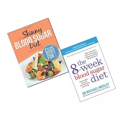 Skinny Blood Sugar Diet Recipe 8-Week Blood Sugar Diet 2 Books Collection Set  • £12.99