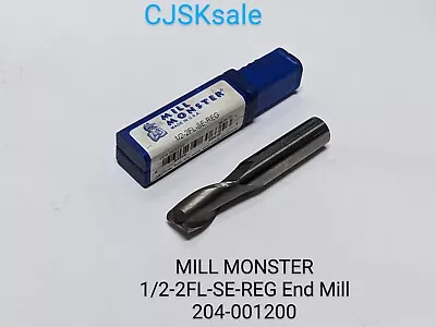 MILL MONSTER 1/2-2FL-SE-REG End Mill  204-001200 (NEW). • $16.99