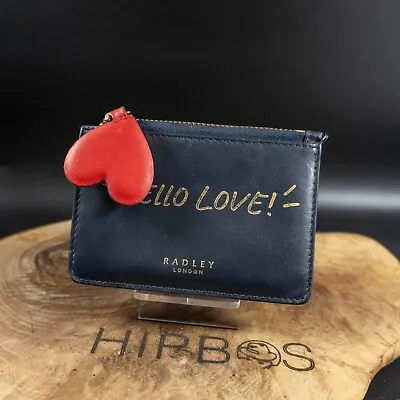 Radley Womens Wallet Card Holder Zip Pouch Love Design • £28