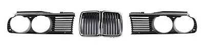 Front Grill SET Center + Left + Right Fits For BMW 3 E30 1982 - 1994 • $109.99