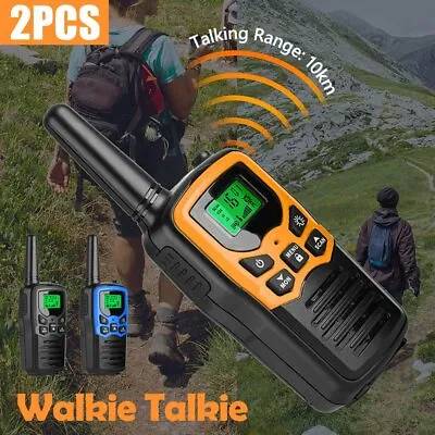 $37.89 • Buy AUS  Handheld T5 Walkie Talkie Dual Band UHF VHF Two Way FM Ham Radio High Power