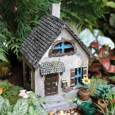 FairyCome Miniature Fairy Garden House Cottage Woodland Home Mini Country Houses • $22.68