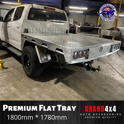 $2999 • Buy Premium Checkerplate Tray Canopy Base To Suit Dual Cab Utes 1800MM * 1780MM