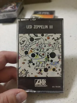 $5 • Buy Vintage LED ZEPPELIN III Cassette Tape Atlantic CS-19128 Good Condition 
