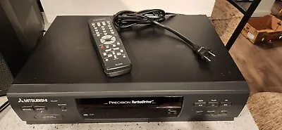 Mitsubishi HS-U447 VCR Video Cassette VHS Recorder Player W/ Remote Tested Works • $45.99