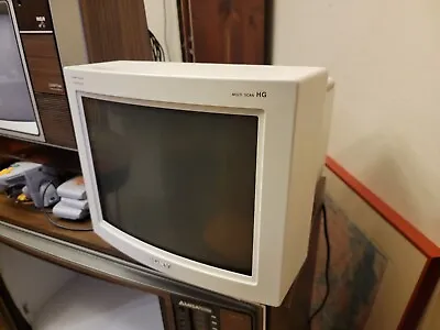 Sony Trinitron CPD-1304 9 PIN Analog Vintage CRT Monitor - Great For Retro PC • $475.30