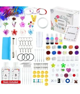 £15.99 • Buy Resin Casting Mold Kit, DIY Jewelry Making Craft Moulds,Silicone Resin Molds Set