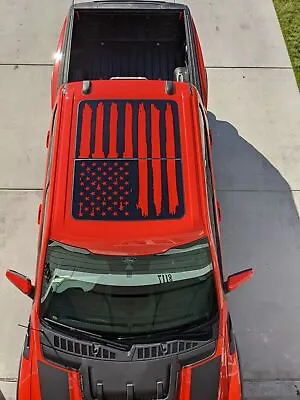 $89.95 • Buy 2022 Ford Raptor Dual Panel Moonroof Tattered Flag Sun Roof Vinyl Decal Graphics
