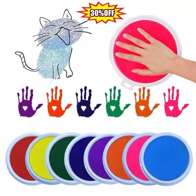 Large Rainbow Ink Pad - Multi Colour Giant 18cm For Stamps Craft Kids Cards • £2.44