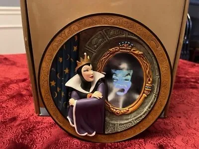 Disney Snow White  Magic Mirror On The Wall  Collectible 3D Limited Plate #2631 • $69.99