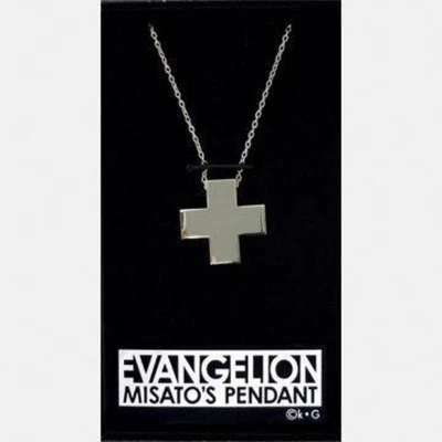 $69.38 • Buy Evangelion Misato Katsuragi Official Goods Cross Pendant Necklace Anime JP