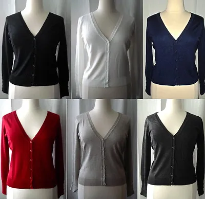 $14.99 • Buy NEW Plus Size Long Sleeve V Neck Soft Cardigan Sweater- Ambiance- XL/1X-2X-3X 