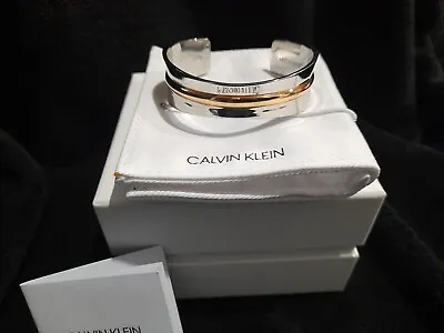 Calvin Klein Bangle. Stainless Steel And Copper. Worn Once Only. • £36