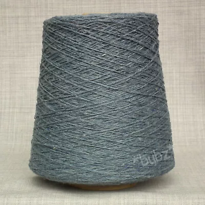 £15.95 • Buy SOFT WOOL BLEND 4 PLY YARN JEANS DENIM BLUE 400g CONE  HAND & MACHINE KNITTING