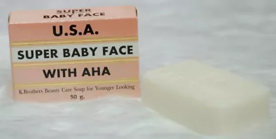 3 X Usa Super Baby Face With Aha Whitening Soap By K.brothers 50 G • $19.99