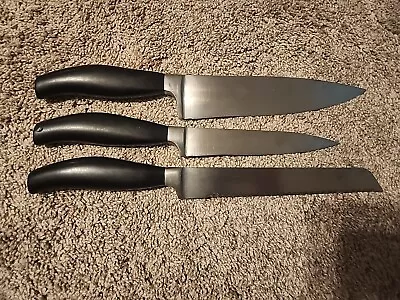 Zwilling J. A. Henckels Five Star Lot Of 3 - 8 Inch Chefs Slicing Bread Knifes • $49