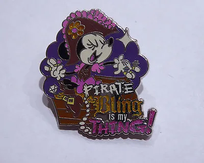 £9.80 • Buy Disney Trading Pins 119546 Pirate Bling Is My Thing - Minnie Mouse