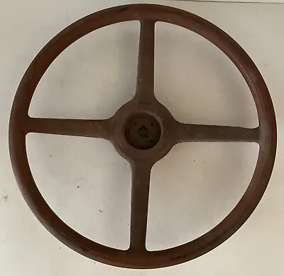 Ford Model T Steering Wheel 1920-1925 Cast Metal 16” Diameter Antique • $75