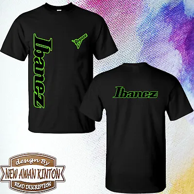 Ibanez Logo Shirt Black Color Tshirt Usa Size • $27.50