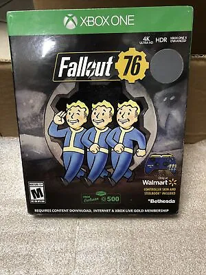 Fallout 76 Steelbook Edition: Xbox One [Brand New + Controller Skin] • $7.99