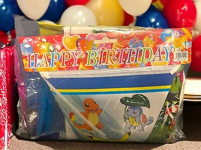 Pokemon GO Pikachu Charmander Birthday Party Decorations And Favors Package New • $17.02