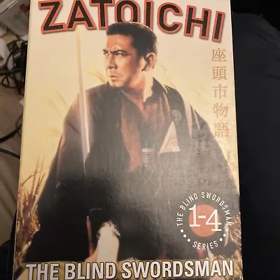 Zatoichi The Blind Swordsman - Vols. 1-4 4-DVD Box Set Shintaro Katsu Japanese • $17.95