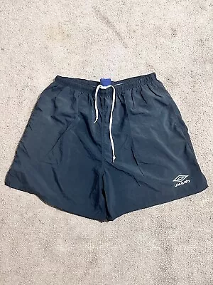 Vintage Umbro  Nylon Shorts Draw String Size XL 90s 80s Y2K Rap Band Nike • $22