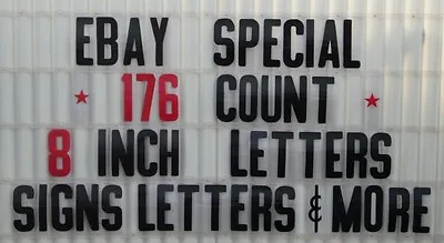 8  On 8 7/8  Changeable Letters 4 Outdoor Marquee Portable Signs 176 Count Set • $62.99