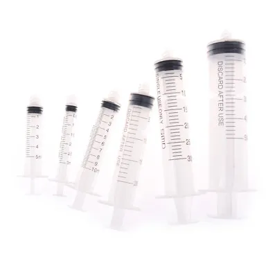 3-50ml Accurate Measuring PP Syringe Tube Thread Needle Syringe Luer-Lock LiX $4 • $4.48