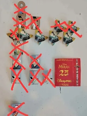 2023 Disney Mulan 25th Pins -MESSAGE ME BEFORE PURCHASE TO COMBINE SHIPPING • $17.99