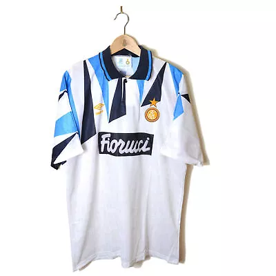 Inter Milan Away Football Shirt Jersey 1992/1993 • £120