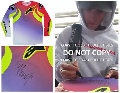Hunter Lawrence Signed Jersey Proof Autographed Supercross Motocross Alpinestars • $349.99