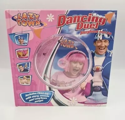 Lazy Town Dancing Duel Storybook And Cd 2009 Hardback Book Pre-Owned • $19.95