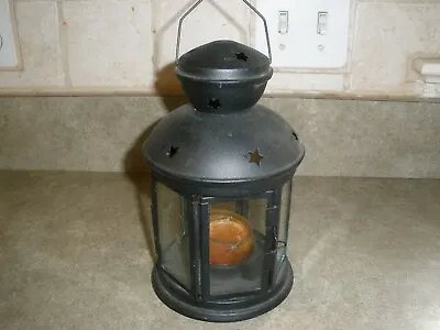 $12.59 • Buy IKEA Black Tea Light Lantern 8  Tall