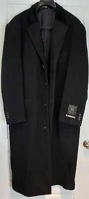 XXIOTTI Berlino 48L Men's NEW 65% Wool And 10% Cashmere Long Overcoat Jacket NWT • $285