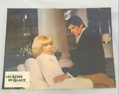 Alain Delon Mireille Darc Set 7 Lobby Cards Les Seins De Glace Vintage Photos • $105