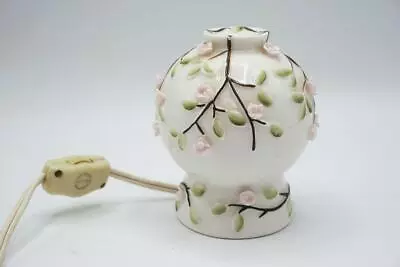 I.W. Rice Floral Porcelain Night Light • $34.99