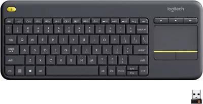 Logitech Wireless Fast And Free Touch Keyboard K400 Plus-AU • $86.50