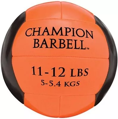 Champion Barbell Medicine Ball 11-12 Lb. - Orange • $69.70