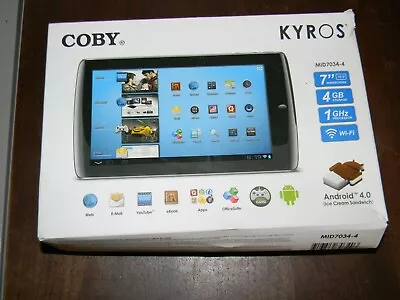 Coby Kyros 7  4 GB Touchscreen Internet Tablet MID7034-4 • $36