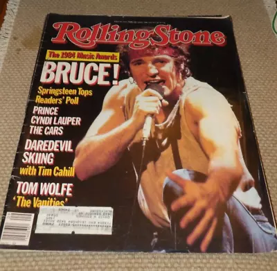 VTG Rolling Stone Magazine February 28 1985 Issue No. 442 Bruce Springsteen • $12